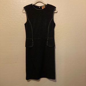 Tory Burch Size Medium Peplum Wool Dress